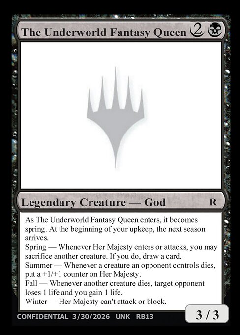 The Underworld Fantasy Queen — Unknown Event RB13b