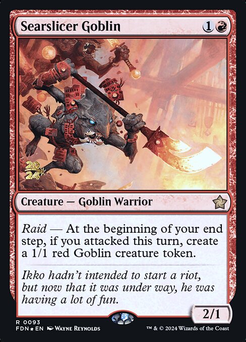 Searslicer Goblin — Foundations Promos 93s