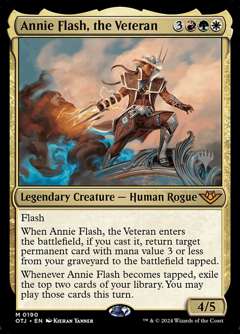 Annie Flash, a Veterana — Outlaws of Thunder Junction Promos 190p