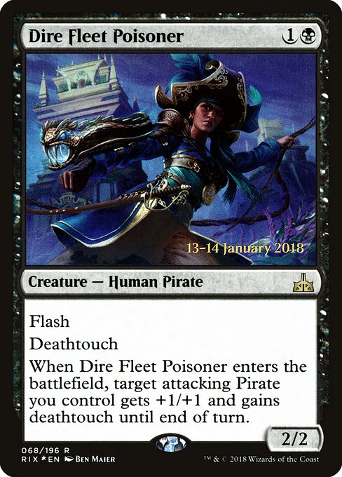 Envenenadora da Frota Macabra — Rivals of Ixalan Promos 68s