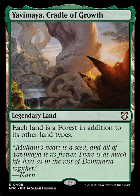 Yavimaya, Berço de Crescimento — Modern Horizons 3 Commander 409