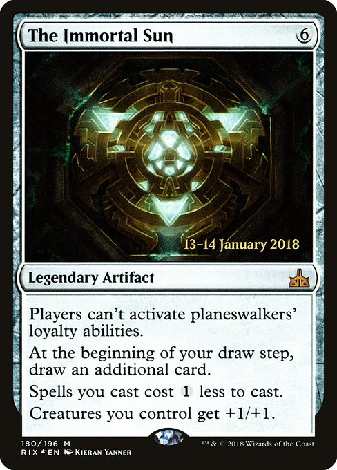 O Sol Imortal — Rivals of Ixalan Promos 180s