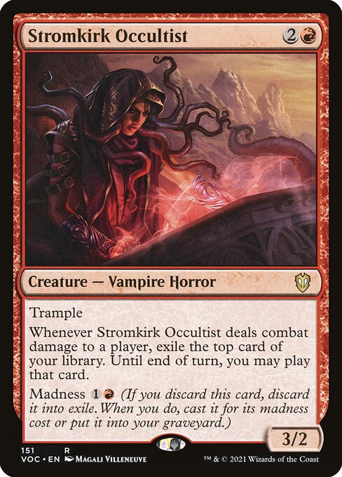 Ocultista Stromkirk — Crimson Vow Commander 151