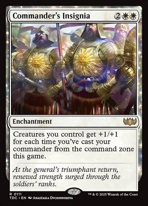 Insígnia do Comandante — Tarkir: Dragonstorm Commander 111