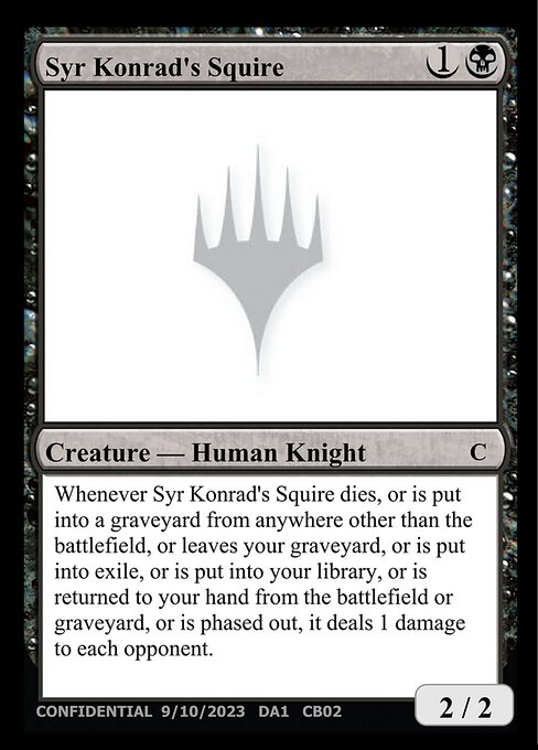 Syr Konrad's Squire — Unknown Event CB02b