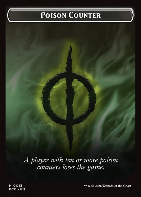 Poison Counter — Lorwyn Eclipsed Commander Tokens 13
