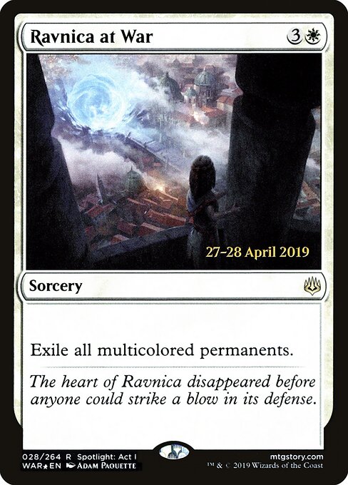 Ravnica em Guerra — War of the Spark Promos 28s