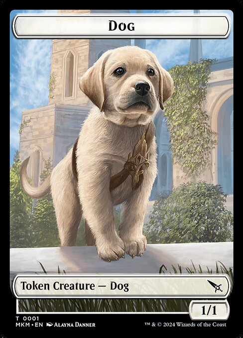 Dog — Murders at Karlov Manor Tokens 1
