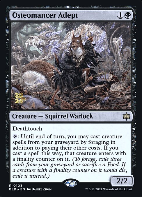 Osteomancer Adept — Bloomburrow Promos 103s