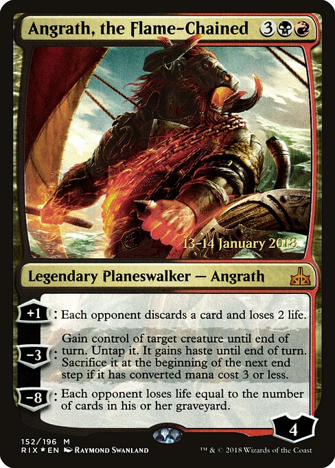 Angrath das Correntes Flamejantes — Rivals of Ixalan Promos 152s