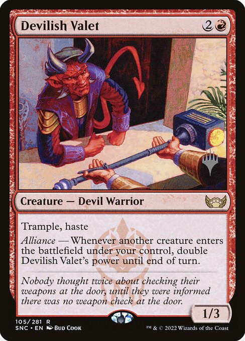 Recepcionista Diabólico — Streets of New Capenna Promos 105p
