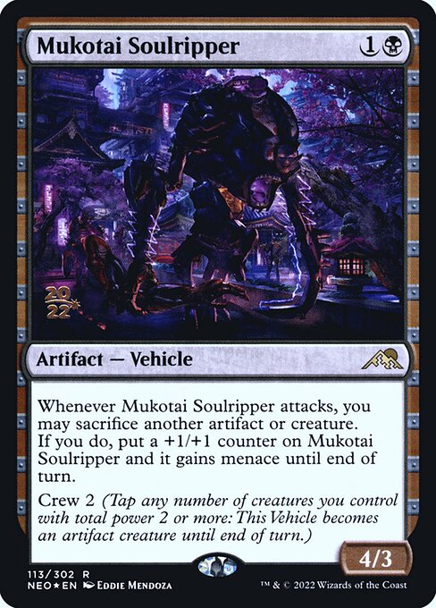 Estripador de Alma Mukotai — Kamigawa: Neon Dynasty Promos 113s