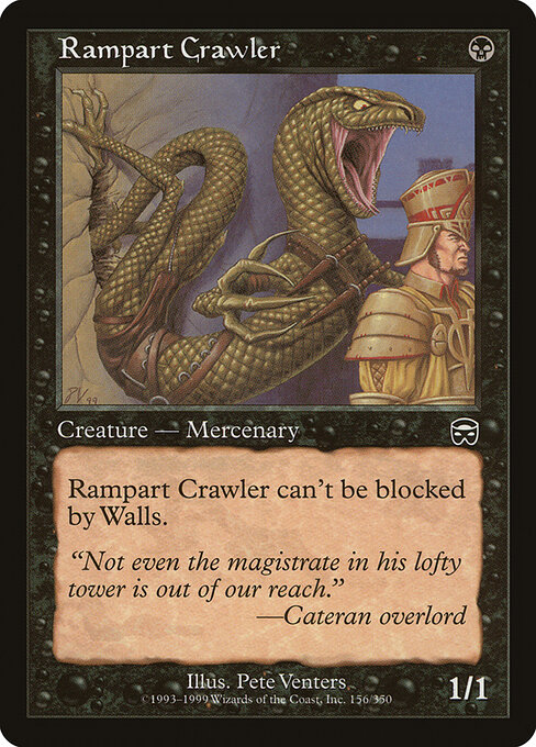 Rastejador do Antemuro — Mercadian Masques 156