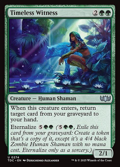 Testemunha Atemporal — Tarkir: Dragonstorm Commander 274