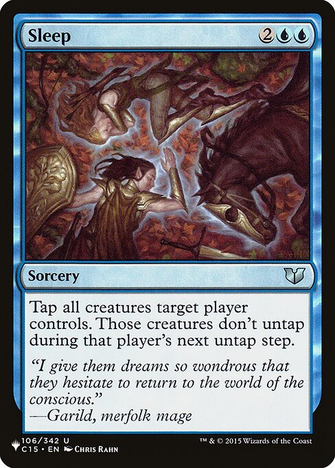 Dormir — The List C15-106