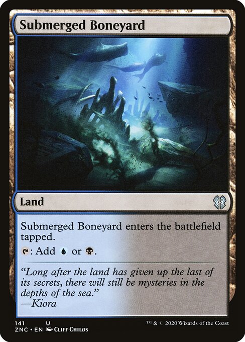 Ossário Submerso — Zendikar Rising Commander 141