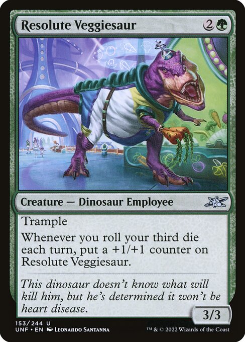 Resolute Veggiesaur — Unfinity 153