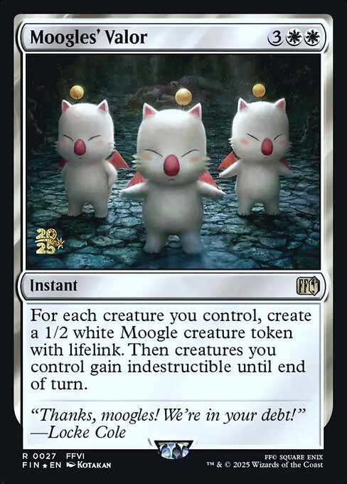 Moogles' Valor — Final Fantasy Promos 27s