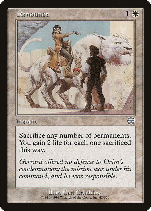 Renunciar — Mercadian Masques 42