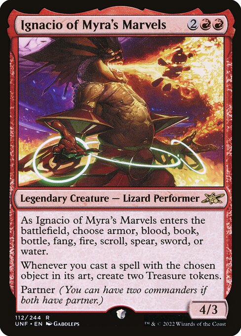 Ignacio of Myra's Marvels — Unfinity 112