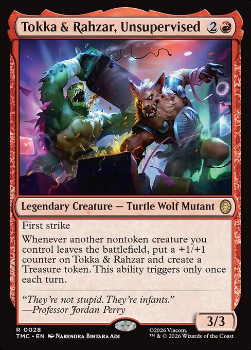 Tokka & Rahzar, Unsupervised — Teenage Mutant Ninja Turtles Eternal 28