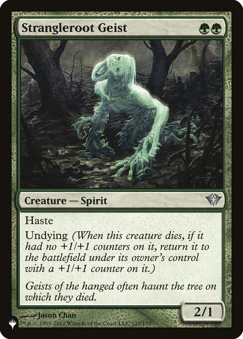 Geist da Raiz Estrangulante — The List DKA-127