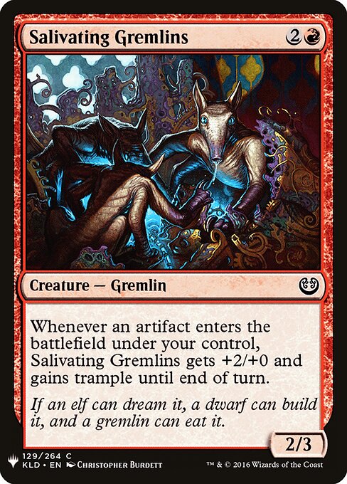 Gremlins Salivantes — The List KLD-129
