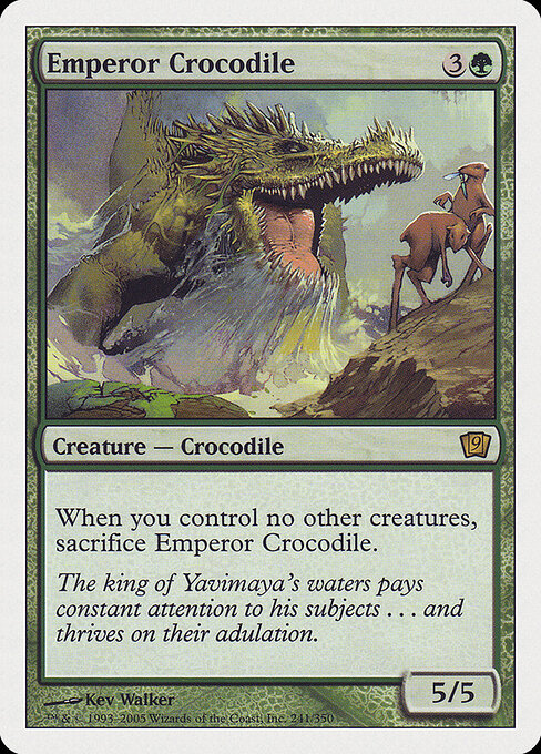 Crocodilo Imperador — Ninth Edition 241