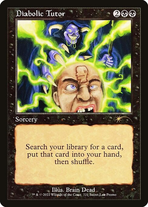 Tutor Diabólico — Secret Lair Drop 721