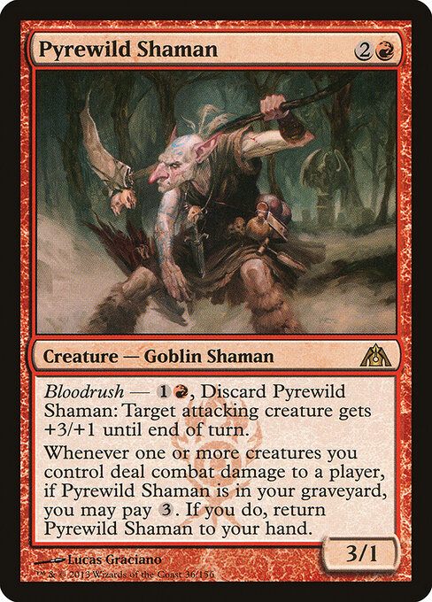 Pyrewild Shaman — Dragon's Maze 36