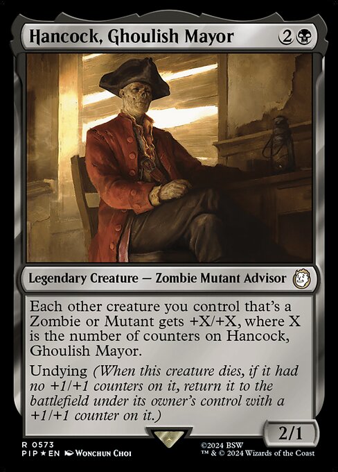 Hancock, Ghoulish Mayor — Fallout 573