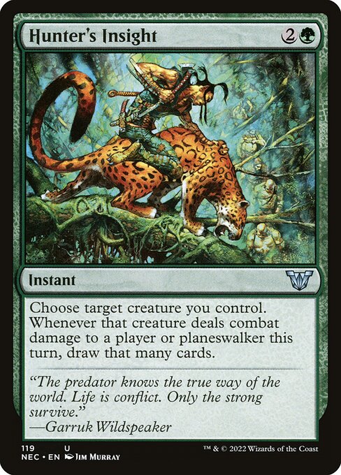 Percepção do Caçador — Neon Dynasty Commander 119