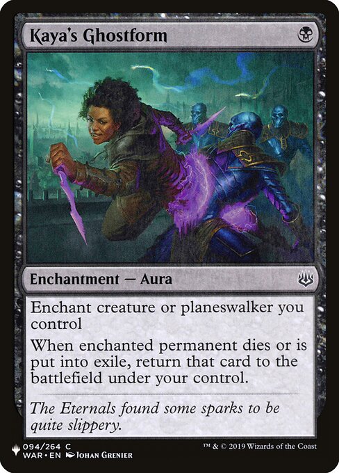 Fantasmorfia de Kaya — The List WAR-94