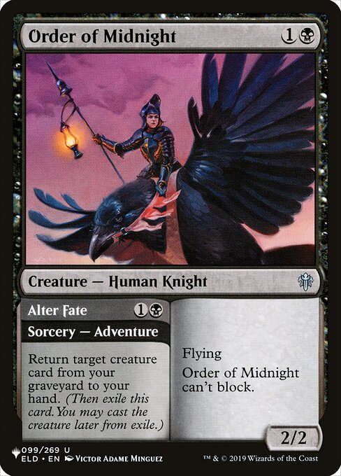 Ordem da Meia-noite // Alterar Destino — The List ELD-99