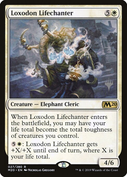 Cantor da Vida Loxodonte — Core Set 2020 Promos 27p