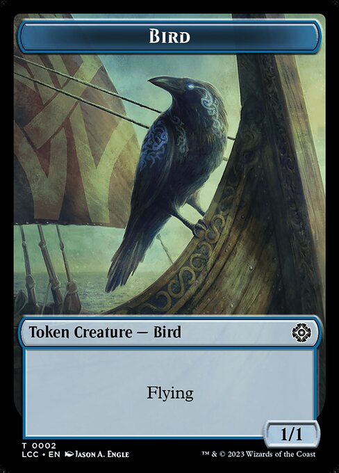 Bird — The Lost Caverns of Ixalan Commander Tokens 2