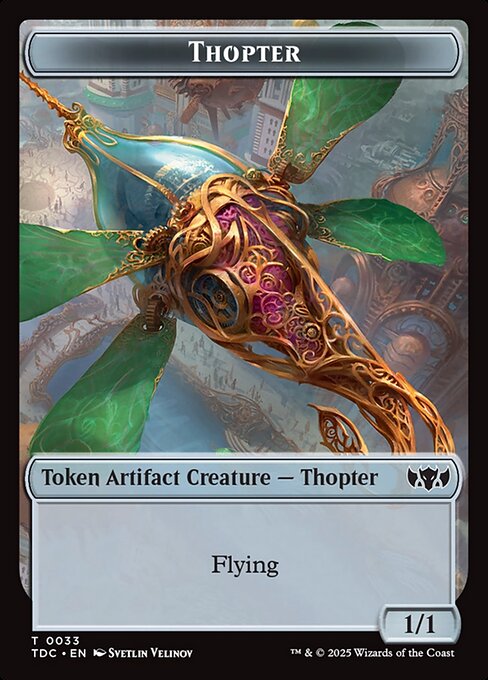 Thopter — Tarkir: Dragonstorm Commander Tokens 33