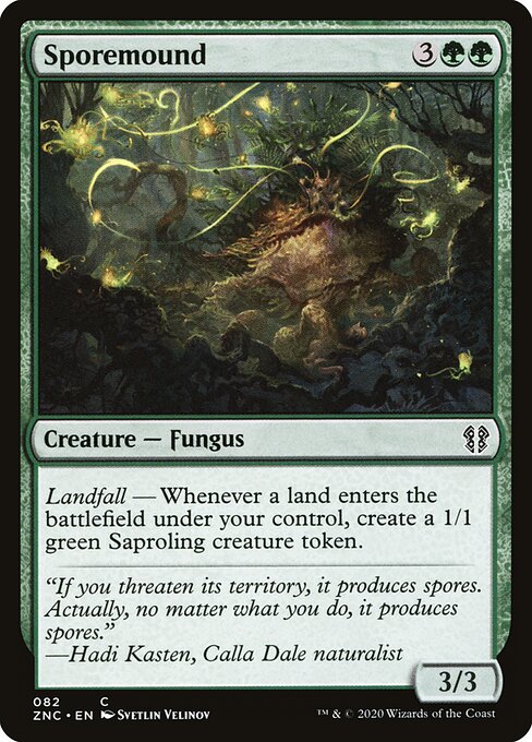 Montículo de Esporos — Zendikar Rising Commander 82