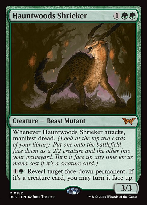 Hauntwoods Shrieker — Duskmourn: House of Horror Promos 182p