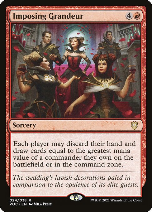 Grandiosidade Imponente — Crimson Vow Commander 24