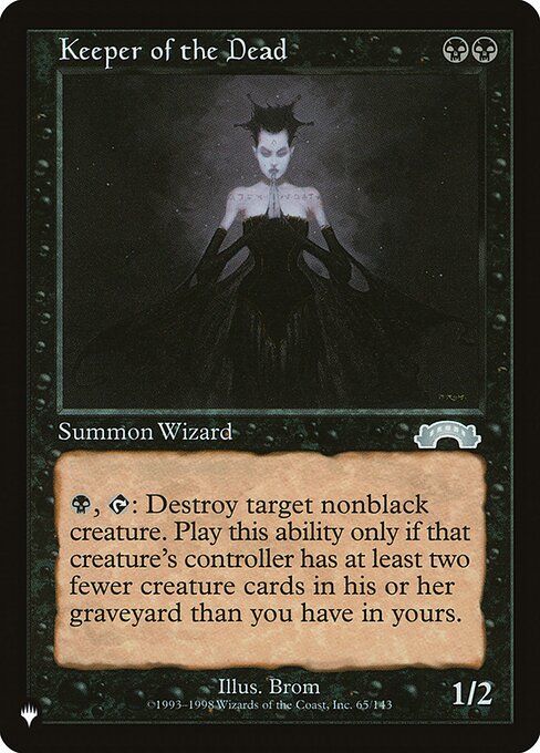 Custódio dos Mortos — The List EXO-65