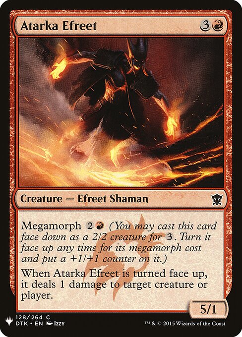 Efrite de Atarka — The List DTK-128