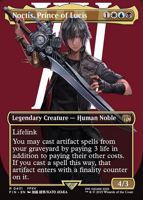 Noctis, Prince of Lucis — Final Fantasy 401