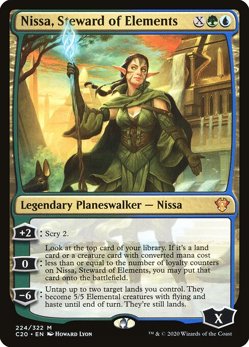 Nissa, Guardiã dos Elementos — Commander 2020 224