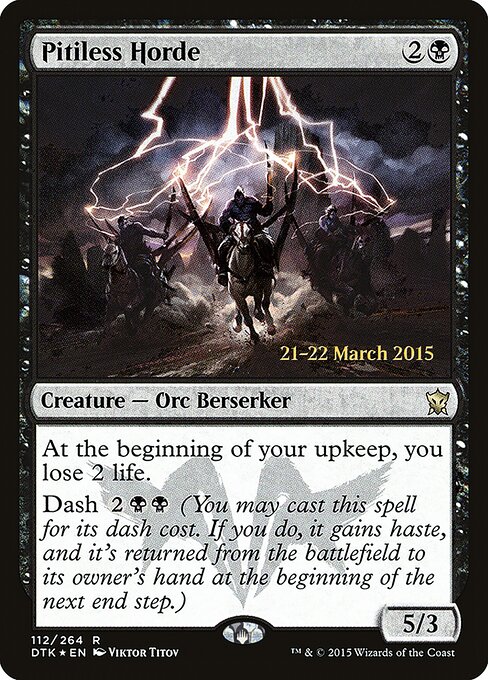Horda Impiedosa — Dragons of Tarkir Promos 112s