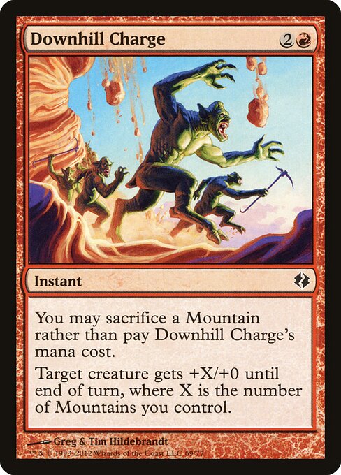 Carga Morro Abaixo — Duel Decks: Venser vs. Koth 69