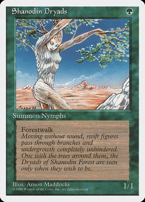 Dríades Shanodin — Fourth Edition 271