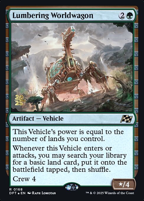 Lumbering Worldwagon — Aetherdrift Promos 168s