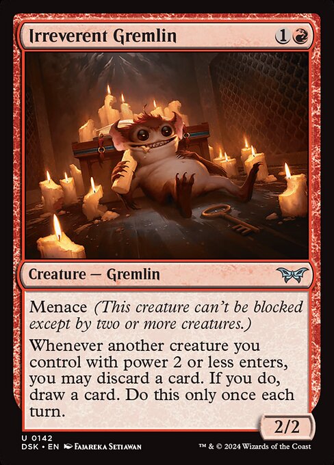Irreverent Gremlin — Duskmourn: House of Horror 142