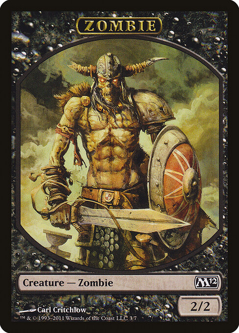 Zombie — Magic 2012 Tokens 3